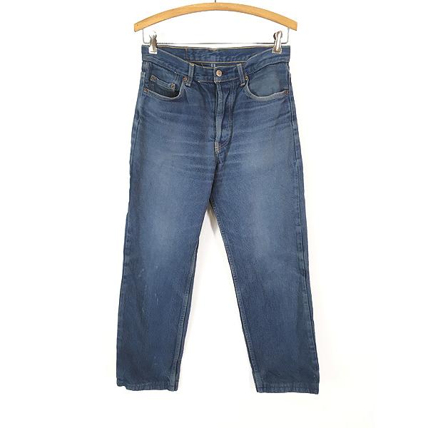 古着 90s USA製 Levi's 501XX サルファ ネイビー デニム パンツ ジーンズ スト...