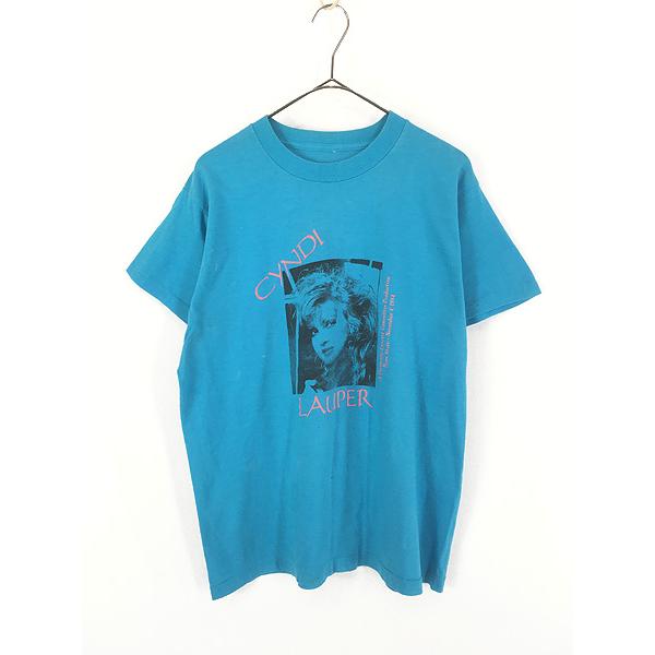 レディース 古着 80s CYNDI LAUPER 「Time After Time」 ポップ ロッ...