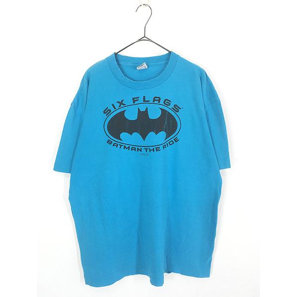 古着 90s USA製 Six Flags 「Batman The Ride」 バットマン テーマパ...