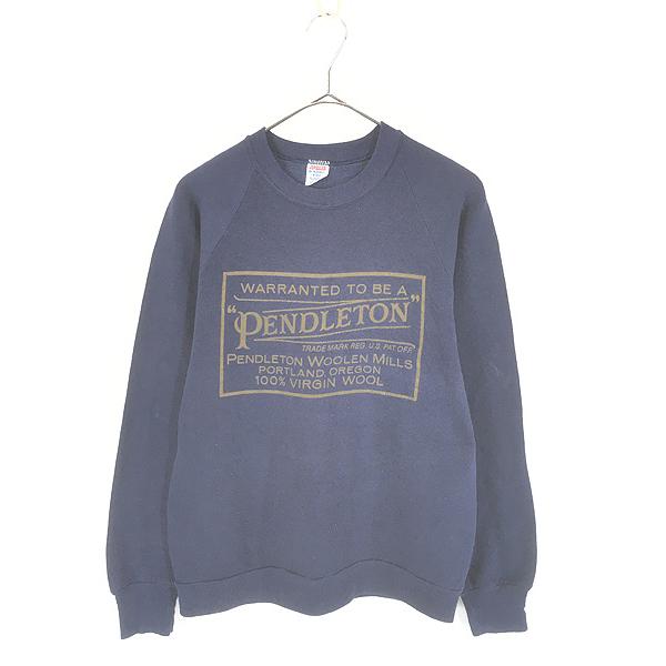 古着 80s USA製 Jerzees by Russell 「Pendleton」 ラグラン スウ...