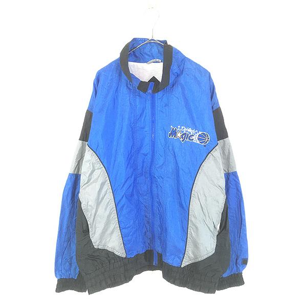 古着 90s COLOR WORKS NBA Orlando Magic マジック ナイロン ジャケ...