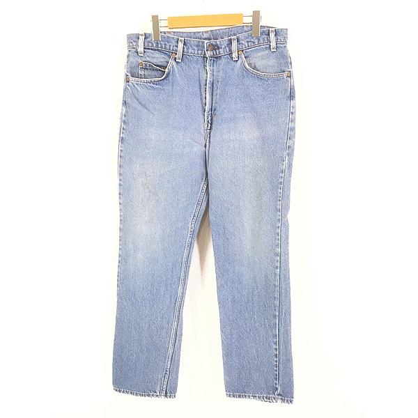 古着 80s USA製 Levi's 509-0215 濃紺 ブルー デニム パンツ ジーンズ スリ...