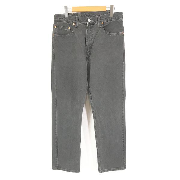 古着 00s USA製 Levi's 505-0260 サルファ ブラック デニム パンツ ジーンズ...