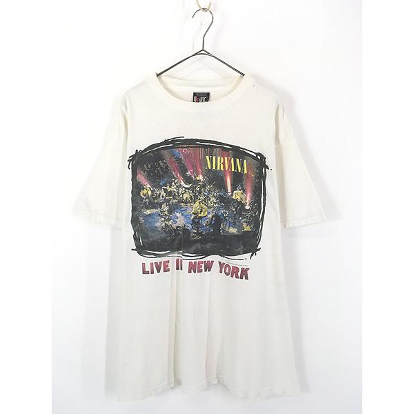 古着 90s USA製 NIRVANA 「LIVE IN NEW YORK」 MTV Unplugg...