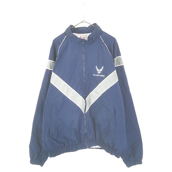 古着 00s 米軍 USAF PTU ミリタリー トレーニング リフレクター ジャケット XL-R