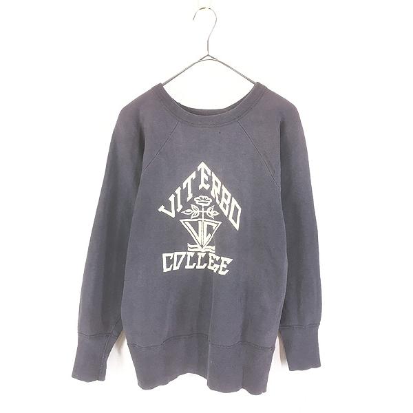 古着 60s De-Jac 「VITERBO COLLEGE」 カレッジ ラグラン ヴィンテージ ス...