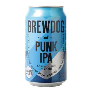 ブリュードッグ パンク IPA （缶）ビール　5.5％ 350ml beer｜ビールと洋酒専門店酒のやまいち