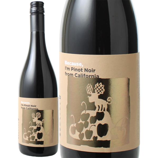 ワイン アメリカ Because ビコーズ アイム ピノ・ノワール フロム カリフォルニア スクリュ...