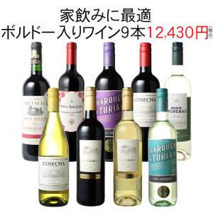 ワイン ワインセット 赤白 9本 家飲み ボルドー入 赤ワイン 白ワイン デイリーワイン 飲み比べ 第110弾 wineset 送料無料  ギフト