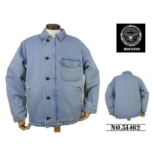 HOUSTON（ヒューストン） × DENIME × ドゥニーム コラボ 日本製 裏ボア