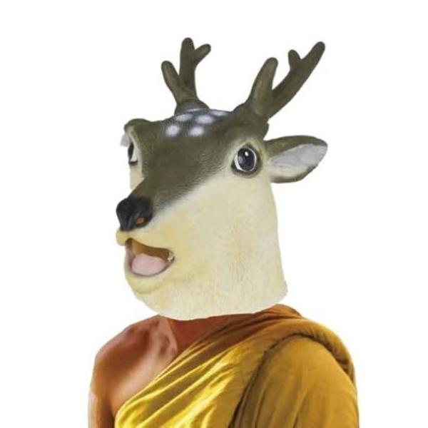 【即納】アニマルマスク NEW 仔鹿 アイコ 被り物 しか 小鹿 シカ  コスプレ ハロウィン パー...