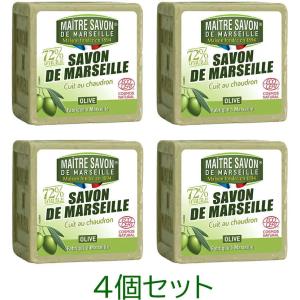 【即納】サボン・ド・マルセイユ オリーブ 300g 4個セット ダイショートレーディング  マルセイユ ナチュラル 石鹸 オリーブ  汚れ 乾燥 潤い サボン 無添加｜Dragon Bee