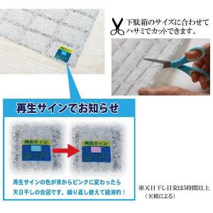 在庫あり 強力消臭&除湿シート 下駄箱用 4枚...の詳細画像2