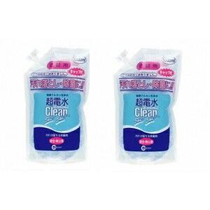 【即納】超電水クリーンシュ!シュ!詰替用(1000ml) 2個セット  除菌 電水 界面活性剤不使用 アルカリイオン水 掃除 ペット ベビー用品 洗浄 電子分解 赤ちゃん