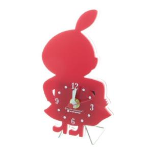 リズム時計 ムーミン/リトルミイ 掛け時計 置時計 兼用 ザッカレラ時計