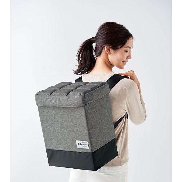 【即納】COGIT 防災 座れる玄関防災バッグ グレー コジット 防災 災害時 非常用 防災グッズ ...