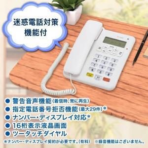 【即納】シンプルホン(迷惑電話対策機能付/16...の詳細画像1
