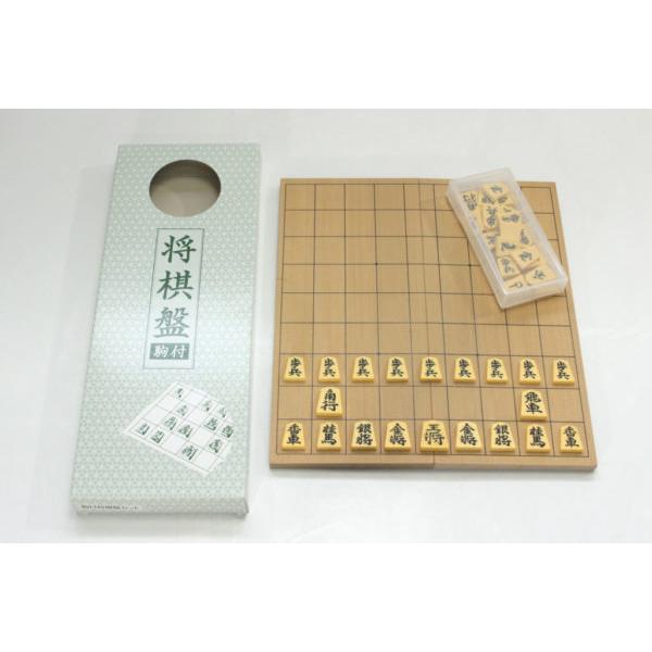 駒付折将棋セット(中寸) SS-A002 将棋盤 将棋駒 知育玩具 プレゼント お祝い ゲーム 誕生...