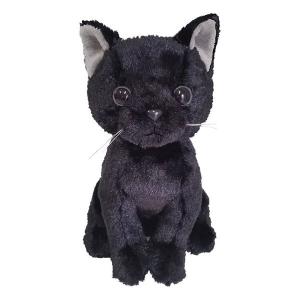 【即納】猫のぬいぐるみ プレミアムキティ クロネコ 53080 ベストエバージャパン 黒猫 くろねこ 黒ねこ ねこ 子猫 ぬいぐるみ もふもふ ふわふわ かわいい｜dragon-bee