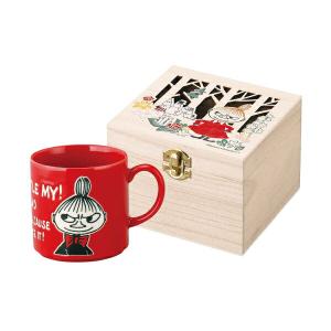 【即納】ムーミン アイムリトルミイ 木箱入り マグ レッド 山加商店 350ml MM16001-11H マグ カップ スープ コップ 母の日 記念｜Dragon Bee