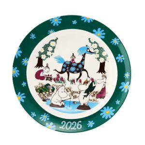 【即納】ムーミン 2026年 イヤーズプレート 山加商店 皿 プレート インテリア MOMMIN むーみん 限定品 お祝い 記念 北欧 新生活