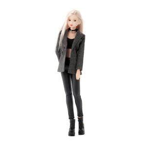 【即納】momoko DOLL モモコドール GIRL POP black panther 221486 セキグチ 人形 フィギュア コレクション モモコ セクシー クール ROCK ジャケット｜dragon-bee