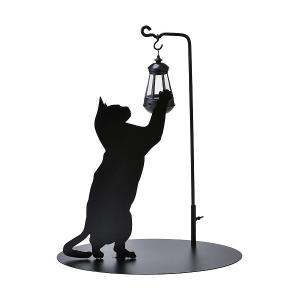 【即納】シルエットソーラーライト（キャット）セトクラフト SI-1961 猫 ねこ ガーデンライト 太陽光 光センサー エコ LED 電気 灯り 玄関 エクステリア｜dragon-bee