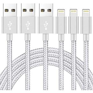 iPhone 充電ケーブル2M 3本セット 急速 ライトニングケーブル