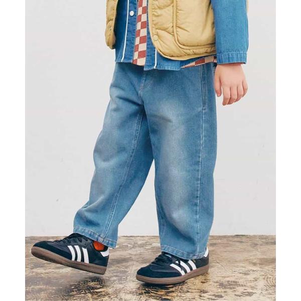 p.premier ワイドストレートジーンズ ピードットプルミエ パンツ キッズ 子ども服 P421...