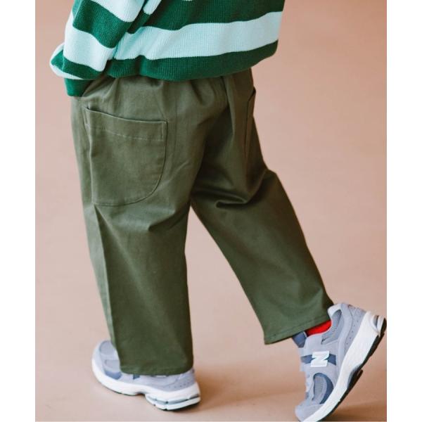 子供服 p.premier ゆるシルエットのワイドタックパンツ ピードットプルミエ  パンツ キッズ...