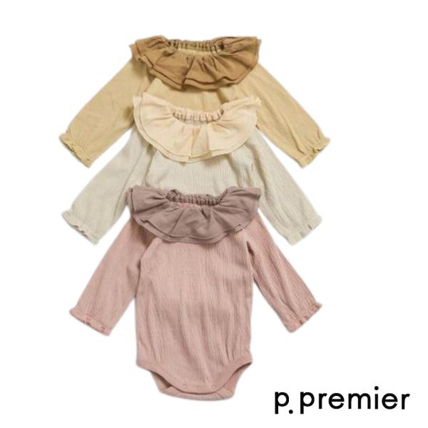 【SALE】【30％OFF】p.premier フリル衿 ロンパース プルミエ P433014 ベビ...