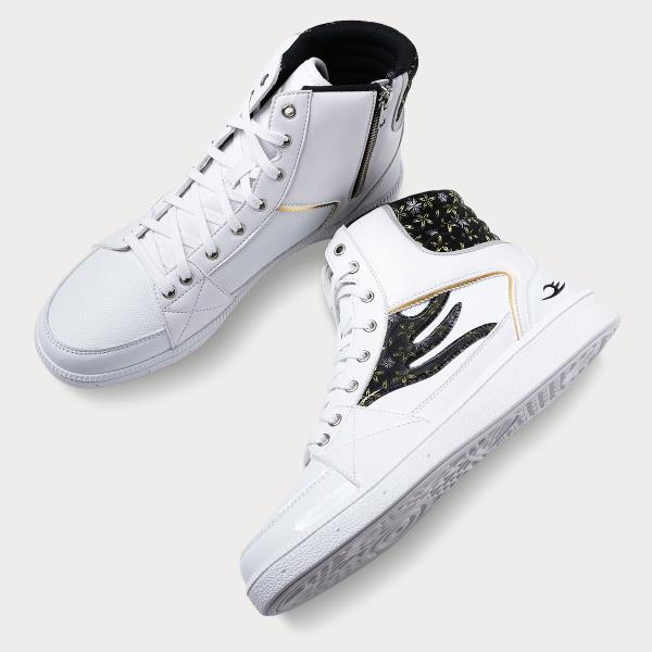 ドラゴンベアード 公式DB S2605y-J WHT/BLK 復刻 メンズ ファッション ハイカット...