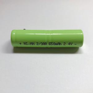 充電式 ニッケル水素電池 NiMH充電池 2.4V 2/3AAX2 650ｍAh 電動 