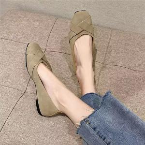 パンプス レディース フラットシューズ ぺたん...の詳細画像3
