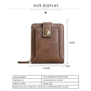 財布 二つ折り メンズ ミニ財布 レディース ...の詳細画像1