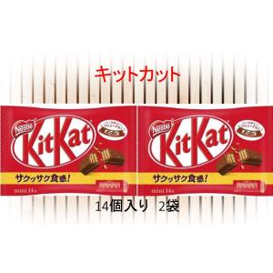 キットカット　キットカットミニ　14枚　2袋　ネスレ　KITKAT チョコレート｜dragontree-shop