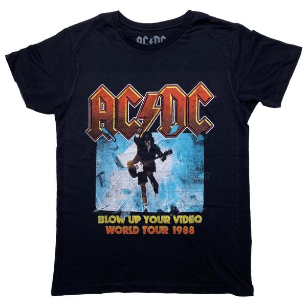 AC/DC・エーシーディーシー・BLOW UP YOUR VIDE TOUR 1988・Tシャツ・オ...