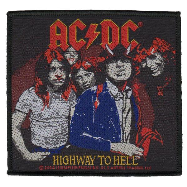 AC DC・HIGHWAY TO HELL・PATCH ・刺繍パッチ・ワッペン