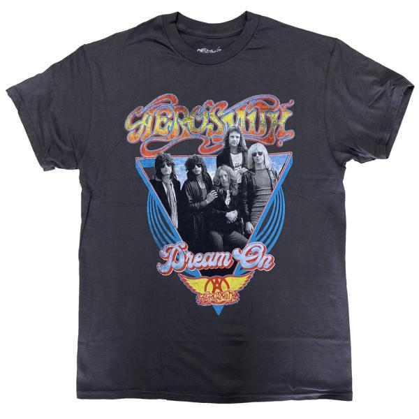 AEROSMITH・エアロスミス・DREAM ON/TRIANGLE・USA版・Tシャツ・ロックTシ...