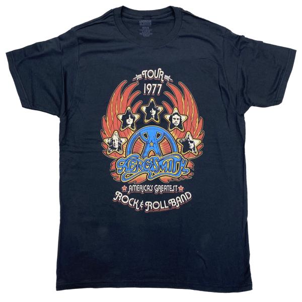 AEROSMITH・エアロスミス・GREATEST ROCK 77・Tシャツ・ロックTシャツ