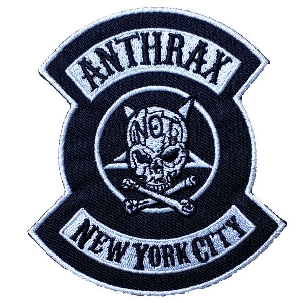 アンスラックス・ANTHRAX・NEW YORK CITY・刺繍パッチ・ワッペン・パッチ オフィシャ...