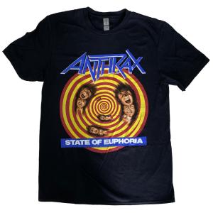 アンスラックス・ANTHRAX ・STATE OF EUPHORIA・Tシャツ・メタルTシャツ