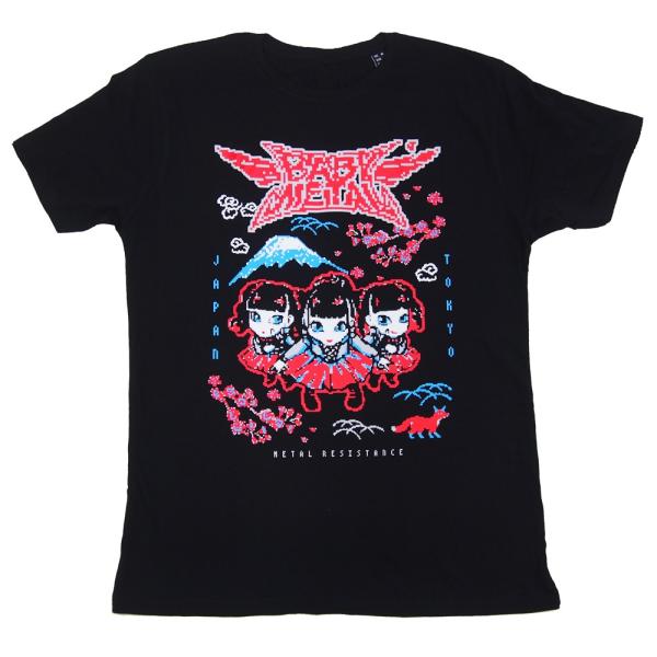 ベビーメタル・BABYMETAL・PIXEL TOKYO・Tシャツ・UK版・オフィシャル バンドTシ...