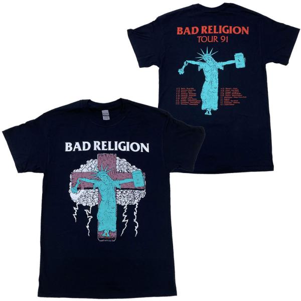 バッド レリジョン BAD RELIGION・LIBERTY TOUR 91・EU版・Tシャツ・バン...