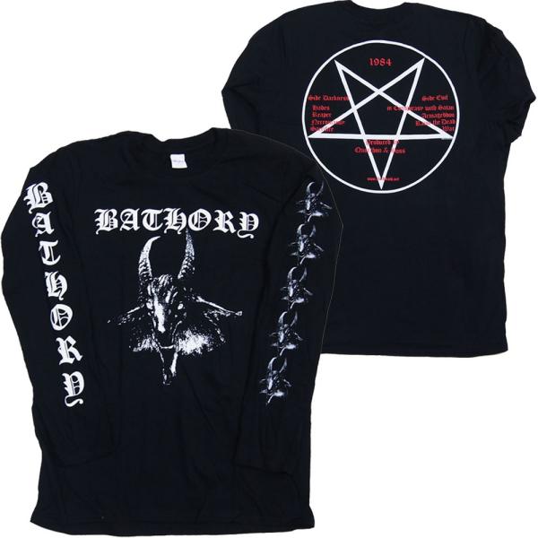 BATHORY・バソリー・GOAT HEAD・UK版・ロングスリーブ・長袖・オフィシャル バンドTシ...
