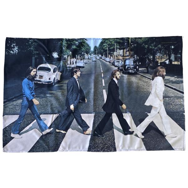THE BEATLES・ビートルズ・ABBEY ROAD・布ポスター・ポスター・フラッグ・厚手・オフ...