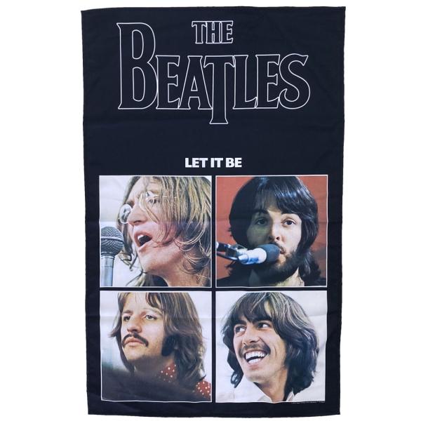 THE BEATLES・ビートルズ・LET IT BE・布ポスター・ポスター・フラッグ・厚手・オフィ...