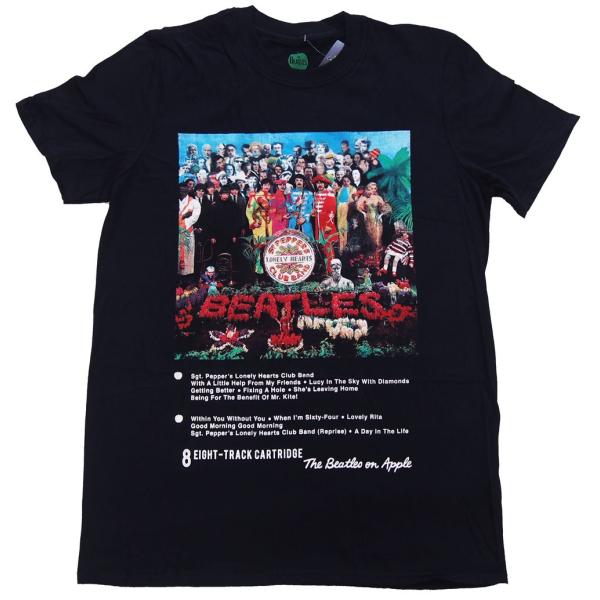 THE BEATLES・SGT PEPPER 8 TRACK・Tシャツ・ビートルズ ・オフィシャル ...