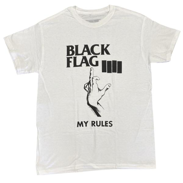 ブラッグ フラッグ・BLACK FLAG・MY RULES・Tシャツ・ロックTシャツ・バンドTシャツ