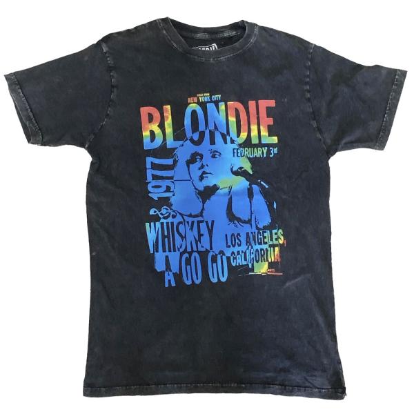 ブロンディ・BLONDIE・WHISKEY A GO GO・Washed・Tシャツ・バンドTシャツ